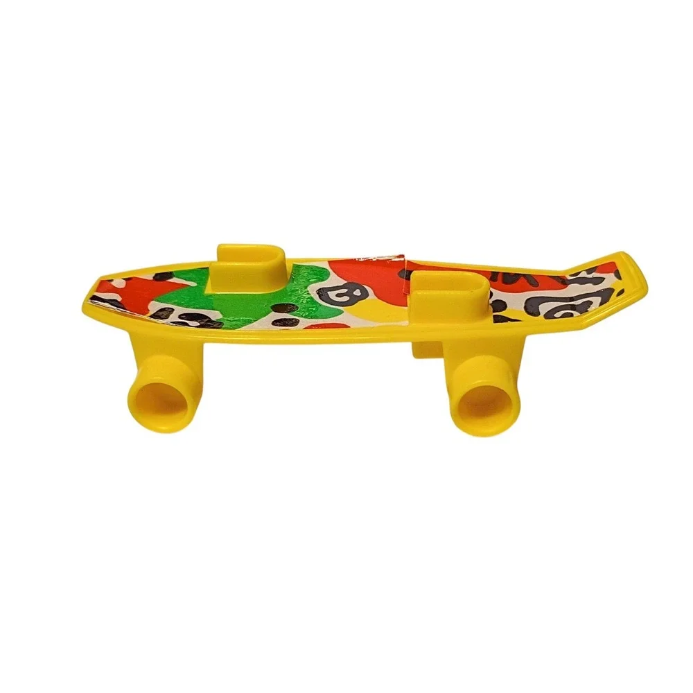 Vintage Mattel Barbie 1987 Ken Cool Times Yellow Skateboard Barbie‎ Skateboard